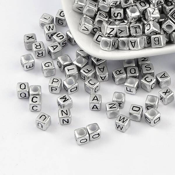 Horizontal Hole Acrylic Beads