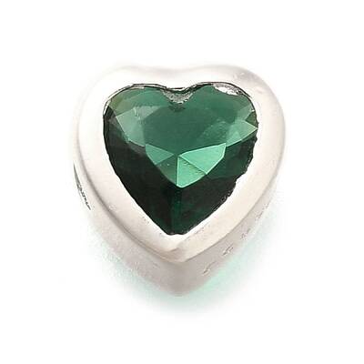 925 Sterling Silver Cubic Zirconia Beads