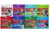 Big League Chew Bubble Gum 2.12 oz (60g) Pack-8 Classic Flavors  Snack Apple Sour, Strawberry ,Cotton Candy,Blue Raspberry,Gr...