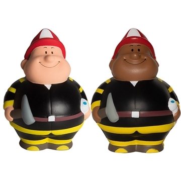 150 Promotional Fireman Bert Stress Reliever - Polyurethane