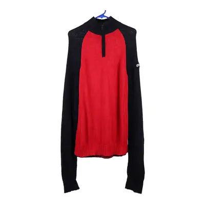 Nautica 1/4 Zip - Medium Red Cotton
