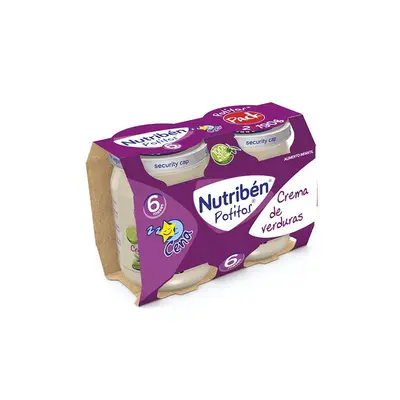 Nutriben Nutribén Potito Cena Bipack Vegetable Cream 2x 190g