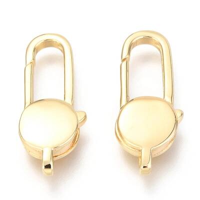 Brass Lobster Claw Clasps