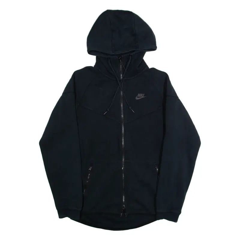 NIKE Mens Blue Hoodie Full Zip S