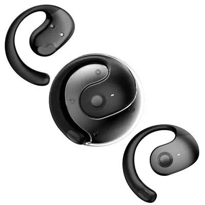 Wireless Ear Hook Design Headphones, Touch Control 3D Stereo Sound Earbuds with Microphone, Low Latency Sport BT Gaming He...