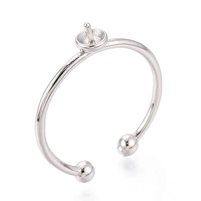 Brass Cup Peg Ring Settings