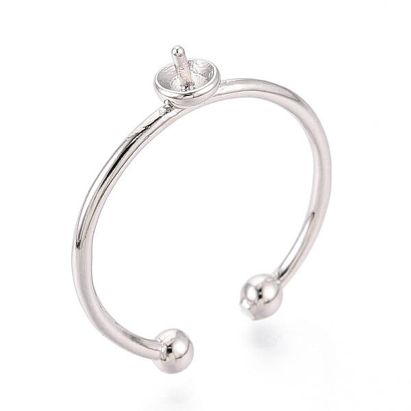 Brass Cup Peg Ring Settings