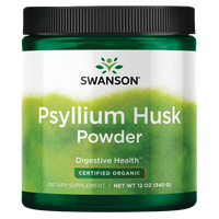Swanson Psyllium Husk Powder - Certified Organic 12 oz Pwdr