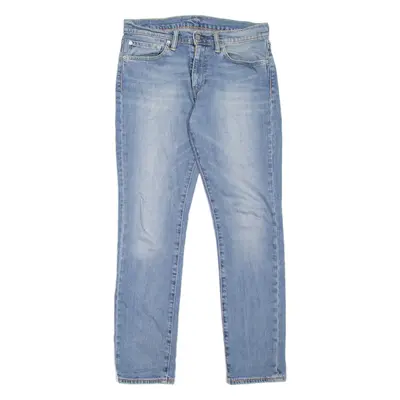 LEVI'S 511 Jeans Mens Blue Slim Straight Stone Wash W32 L32