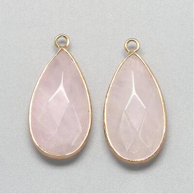 Natural Rose Quartz Pendants