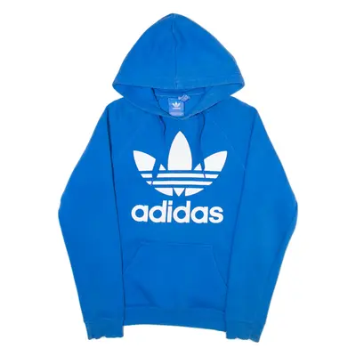 ADIDAS ORIGINALS Mens Blue Hoodie XS