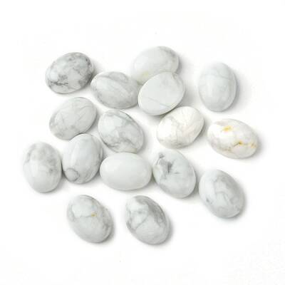 Natural Howlite Cabochons