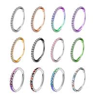 Oufer 20G Hinged Segment Nose Hoop Ring 316L Stainless Steel for Daily Wear with Comfortable Fit and Versatile Stylish Access...