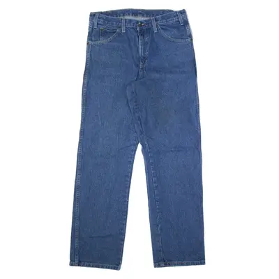 DICKIES Workwear Jeans Blue Denim Regular Straight Mens W32 L31
