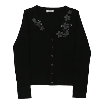 Moschino Cardigan - Small Black Wool | Size: small