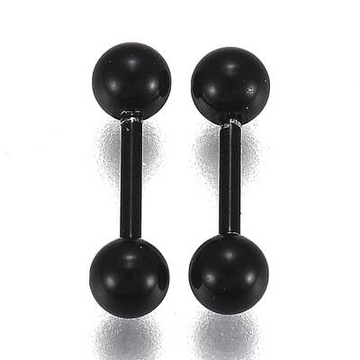 304 Stainless Steel Ball Stud Earrings