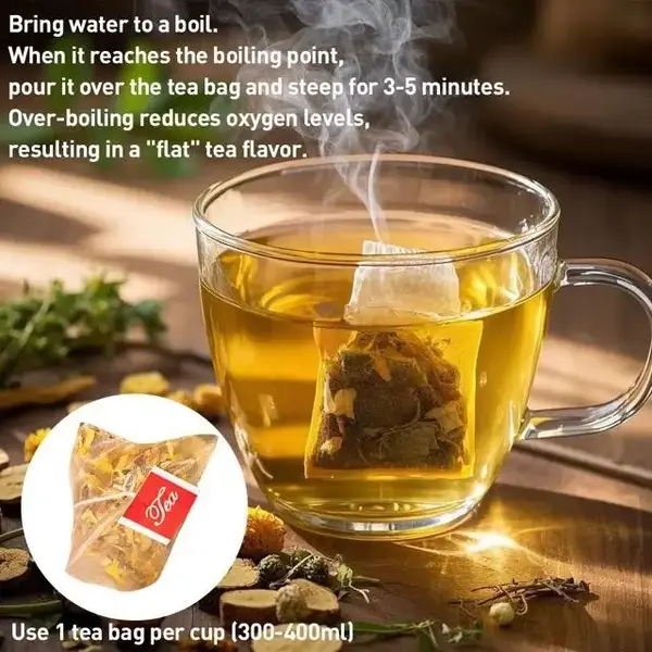 Kreain Nature 6 Chicory and Gardenia Herbal Tea Ready to Eat Convenient | Orange Peel & Chrysanthemum – Cool Relief from He...