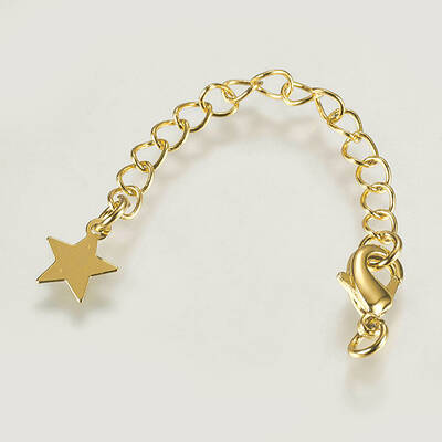 Long-Lasting Plated Brass Chain Extender