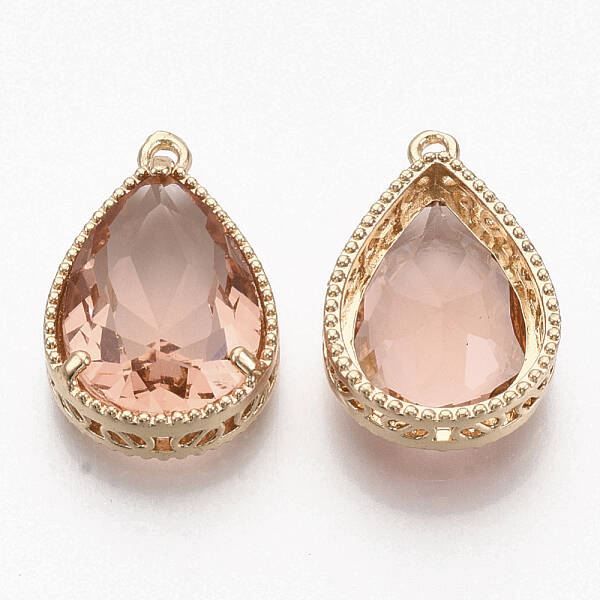 Faceted Glass Pendants
