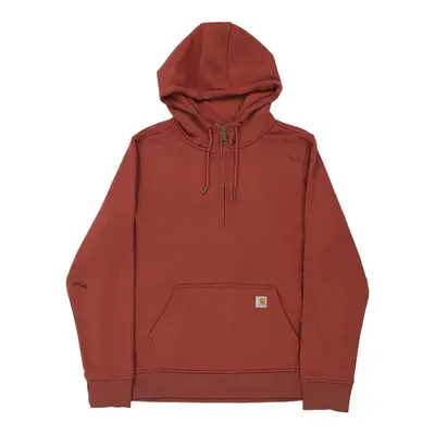 Carhartt Hoodie - 2XL Orange Cotton Blend