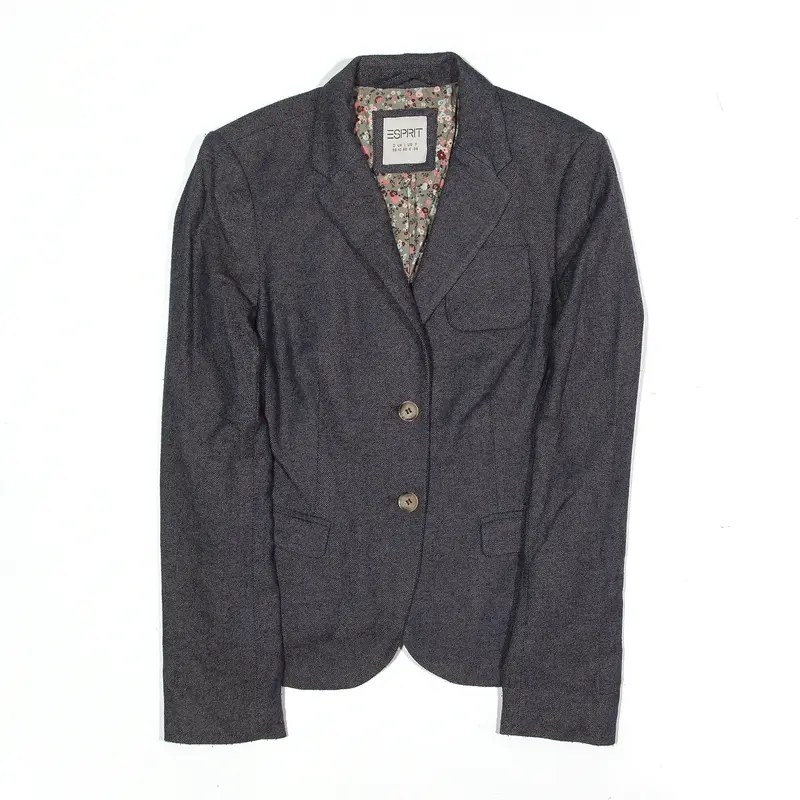 SPIRIT Blazer Jacket Blue Womens UK 10