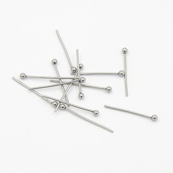 Tarnish Resistant 304 Stainless Steel Ball Head pins