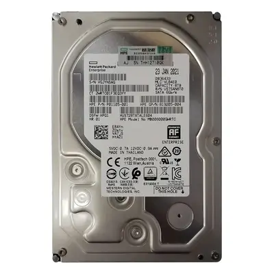 819205-004 HP 8TB 7200RPM SATA 6Gb/s 3.5-Inch Internal Hard Drive