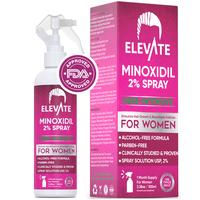 Elevate 2% Minoxidil Hair Growth Spray For Women - Regrowth Haircare Comfort Treatment Biotin Growth Serum Fuller Thicker Hai...
