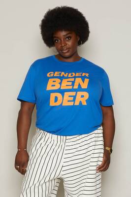 Gender Bender T-Shirt (Blue) | size: 2XL