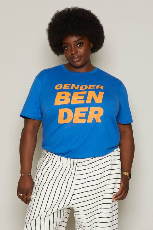 Gender Bender T-Shirt (Blue) | size: 2XL