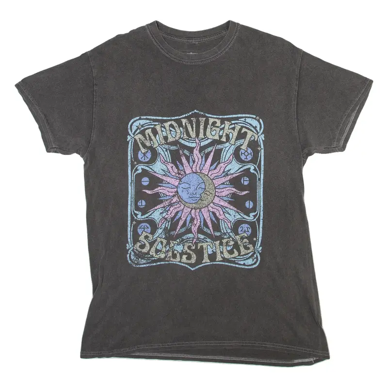 DAISY STREET Midnight Solstice Womens T-Shirt Grey S