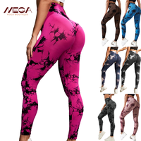 High Waist Yoga Pants for Women  Mother's Day Sale Seamless Butt-Lifting Leggings for Running, Gym & Outdoor - Stretchy Dye-D...