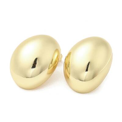 Rack Plating Brass Stud Earrings