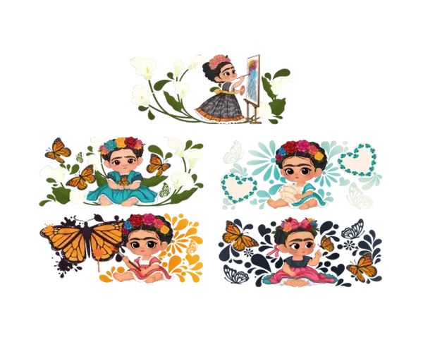 Baby Frida UV DTF sticker Bundle