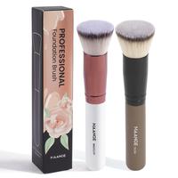 Maange Multi-color Professional Liquid Foundation Brush, 2 Counts/set Beauty Blender Makeup Brush, Soft and Gentle Bristles F...