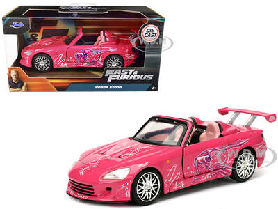 Sukis Honda S2000 Convertible Pink with Graphics \