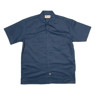 DICKIES Mens Worker Shirt Blue XL