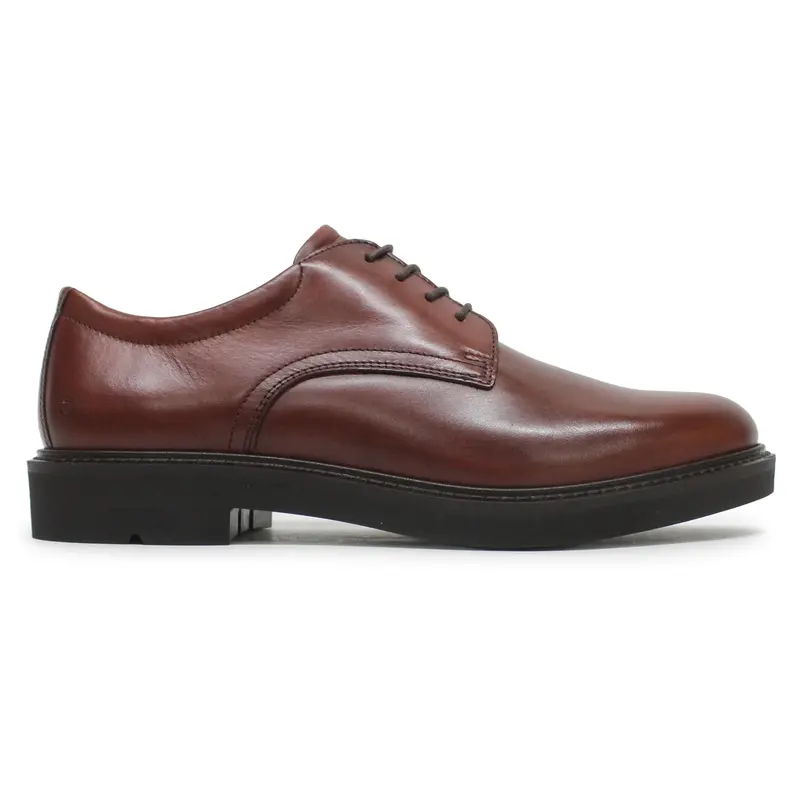 Ecco Metropole London 525604 Full Grain Leather Men's Lace Up Shoes - Cognac - Size:US 6-6.5 Men
