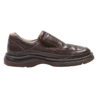 DR MARTENS 11193 Moccasin Shoes Brown Leather Mens UK 8