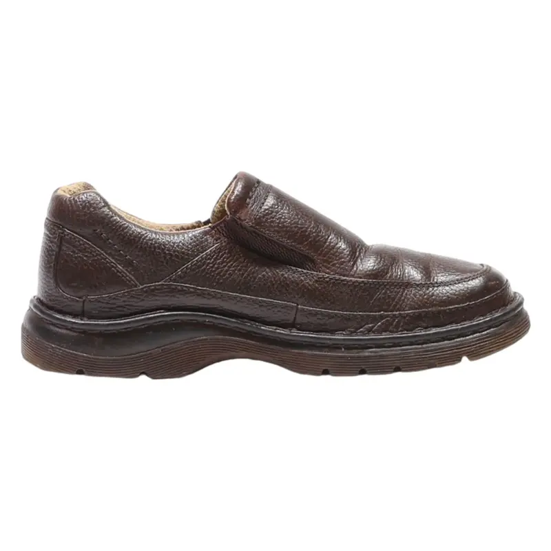 DR MARTENS 11193 Moccasin Shoes Brown Leather Mens UK 8