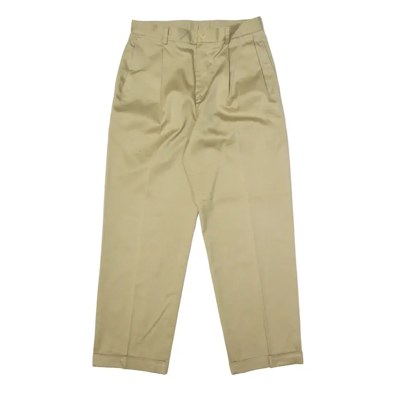 NAUTICA Rigger Chino Trousers Beige Classic Tapered Mens W32 L30