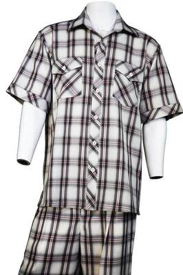 Mens White & Black Sleping Suits