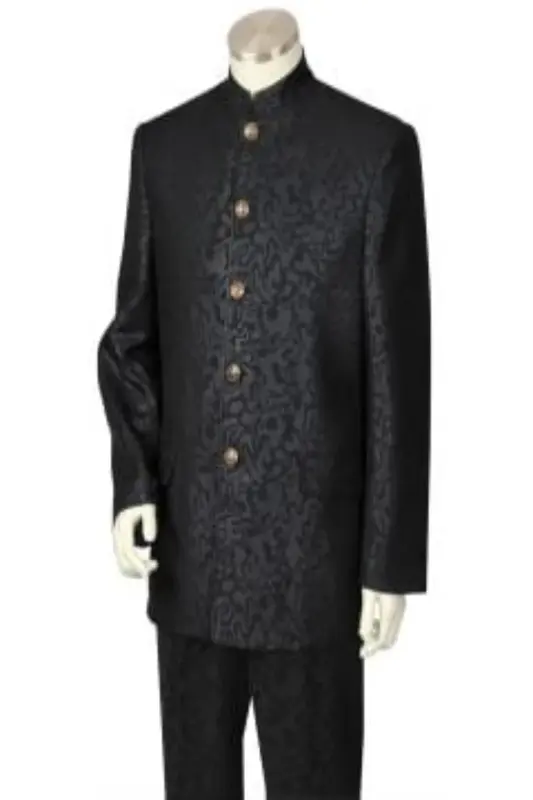 Jacket and Trousers    Canto Men's 2pc Mandarin Collar Fashion Suit - Nehru Jacket & Trousers | Professional Quality