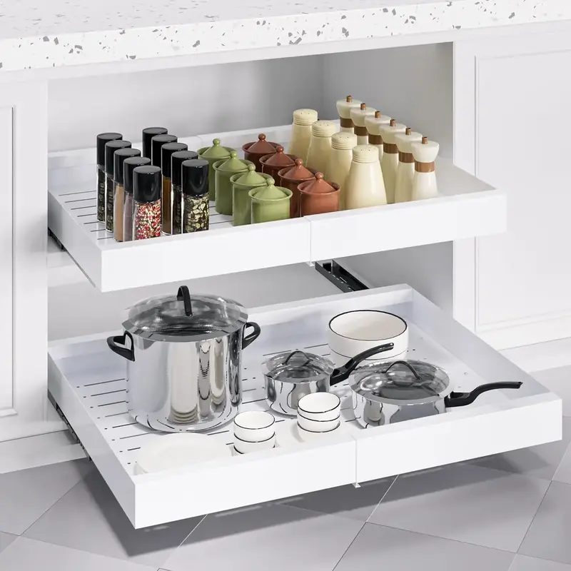 Pull Out Cabinet Organizer, Expandable(11.5\