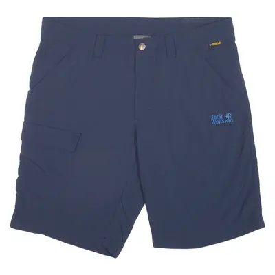 JACK WOLFSKIN Mens Workwear Shorts Blue M W34