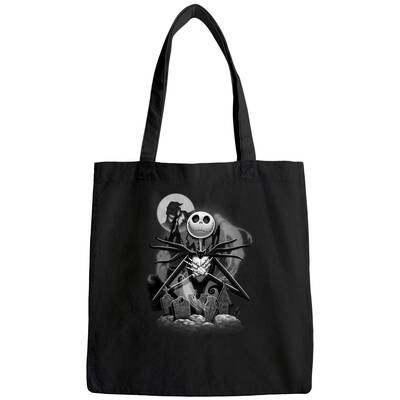 Nightmare Before Christmas Jack Night Scene Tote Bag