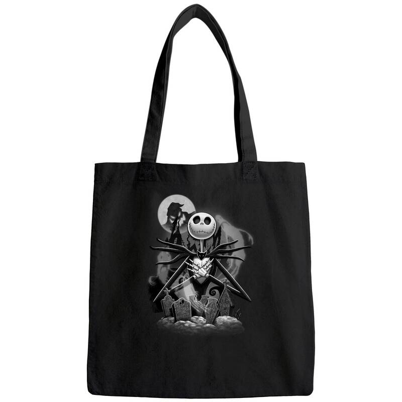 Nightmare Before Christmas Jack Night Scene Tote Bag