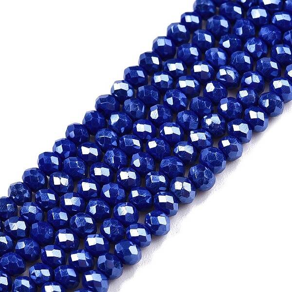 Electroplate Glass Beads Strands