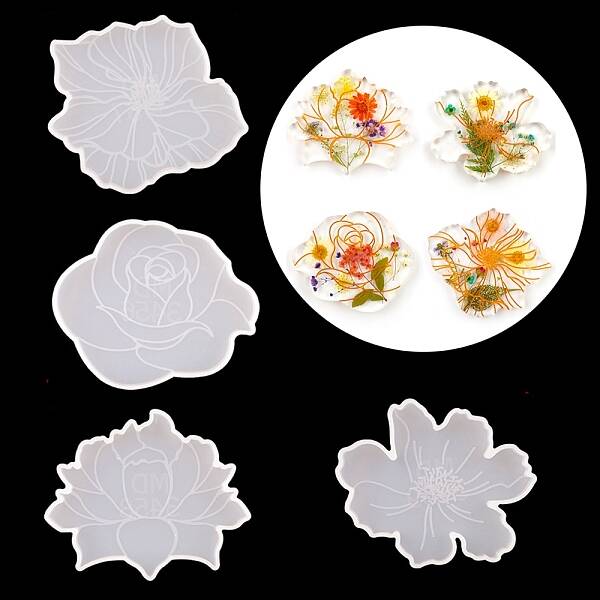 DIY Flower Cup Mat Silicone Molds
