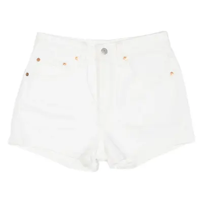 LEVI'S 501 Mens Denim Shorts Cream XS W26